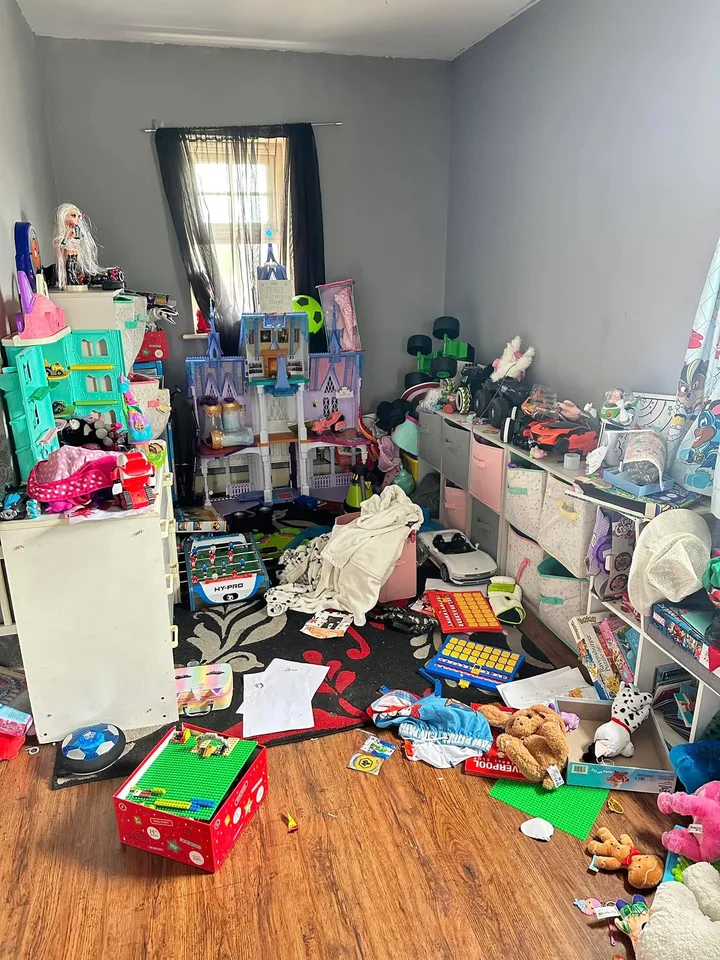 Living room reset before Omni Professional cleaning